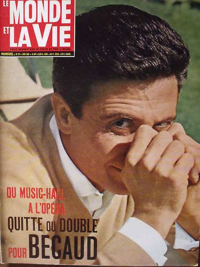 LE MONDE ET LA VIE magazine side cover Issue 97  June 1961