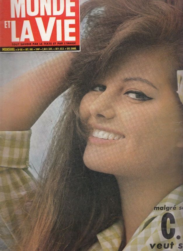 LE MONDE ET LA VIE magazine side cover Issue 101  October 1961