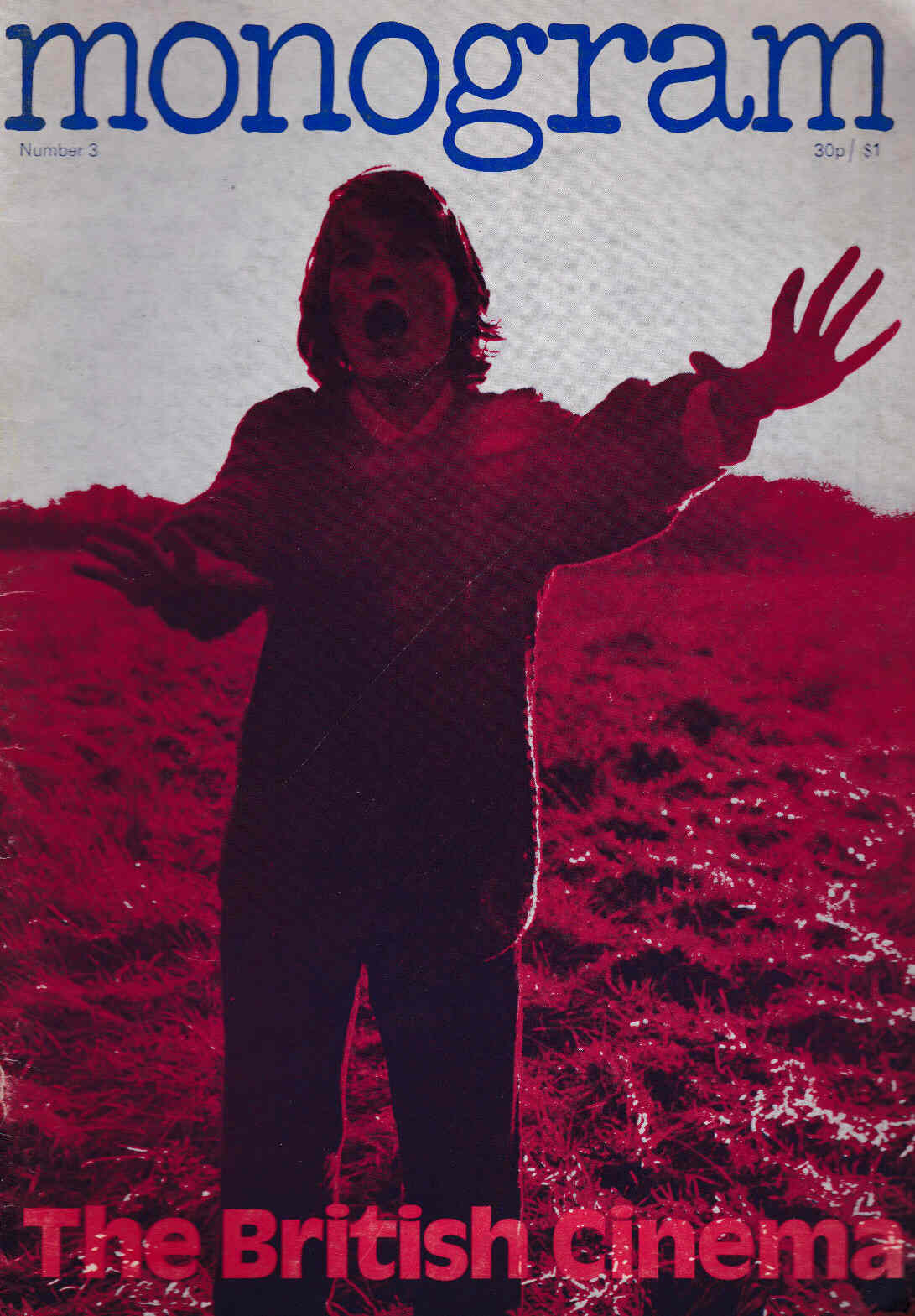 MONOGRAM magazine side cover Issue 3 January 1972