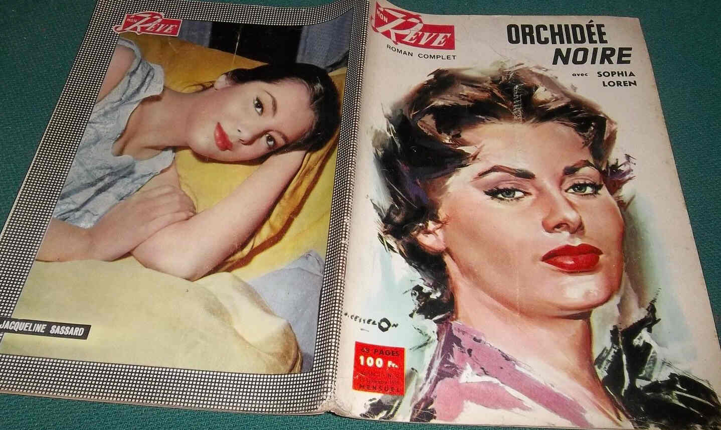 MON REVE magazine side cover Issue 2 15 September 1959