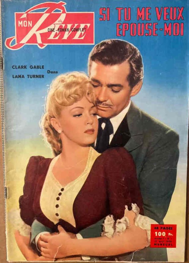 MON REVE magazine side cover Issue 1 15 August 1959