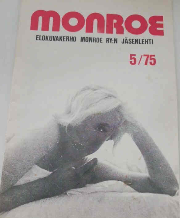 MONROE magazine side cover  May 1975