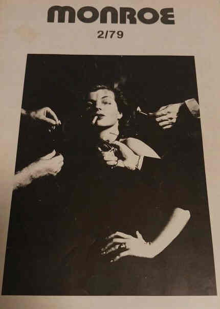 MONROE magazine side cover  February 1979