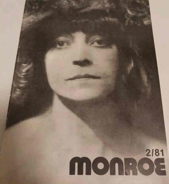 MONROE magazine side cover  February 1981