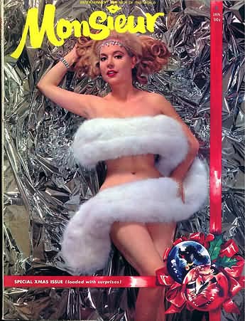 MONSIEUR magazine side cover  January 1960