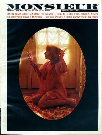 MONSIEUR magazine side cover  February 1962