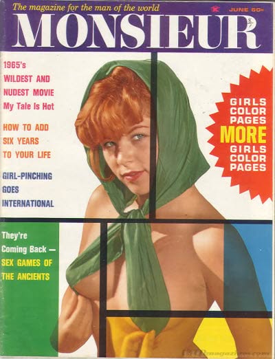 MONSIEUR magazine side cover  June 1965