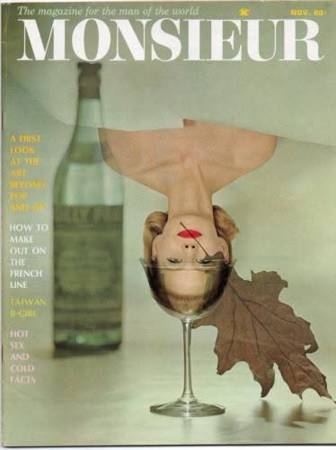 MONSIEUR magazine side cover  November 1965