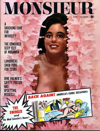 MONSIEUR magazine side cover  June 1967