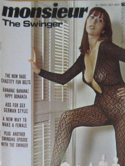 MONSIEUR magazine side cover  October 1967