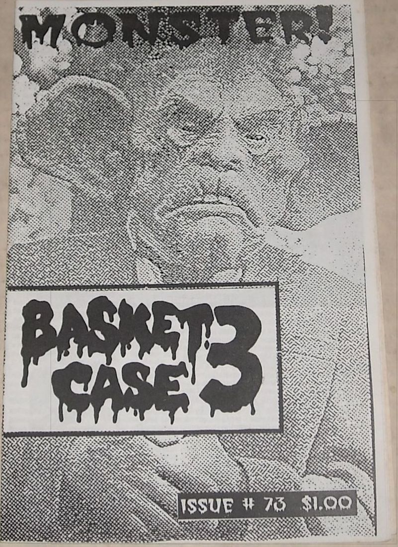 MONSTER! magazine side cover Issue 73 January 1992