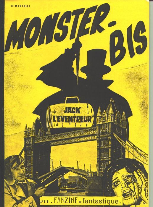 MONSTER BIS magazine side cover Issue 11  1981