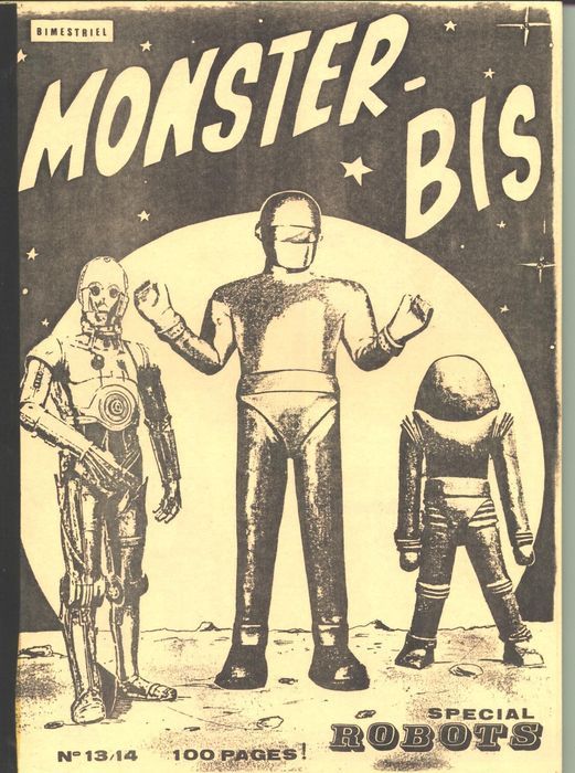 MONSTER BIS magazine side cover Issue 13/14  1981