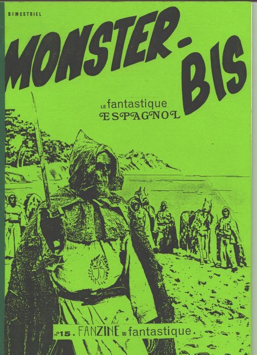 MONSTER BIS magazine side cover Issue 15  1981