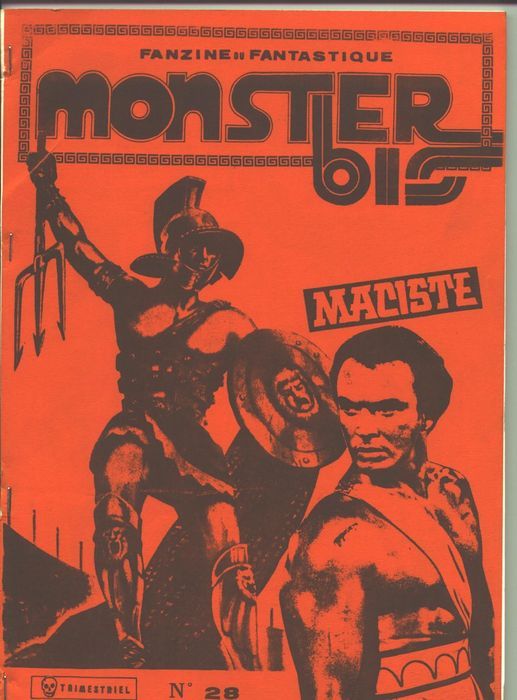 MONSTER BIS magazine side cover Issue 28  1983
