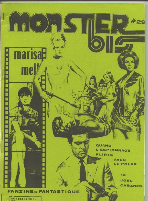 MONSTER BIS magazine side cover Issue 29  1983
