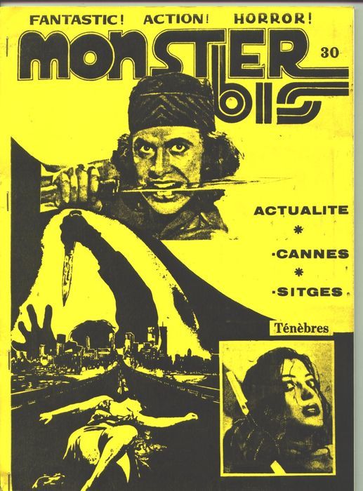 MONSTER BIS magazine side cover Issue 30 July 1983