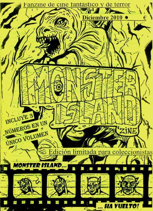 MONSTER ISLAND magazine side cover Issue 3/4 December 2010