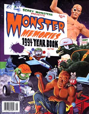 MONSTER MEMORIES magazine side cover Issue 2  1994