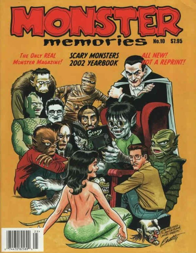 MONSTER MEMORIES magazine side cover Issue 10 March 2002