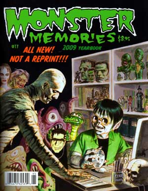 MONSTER MEMORIES magazine side cover Issue 17 March 2009