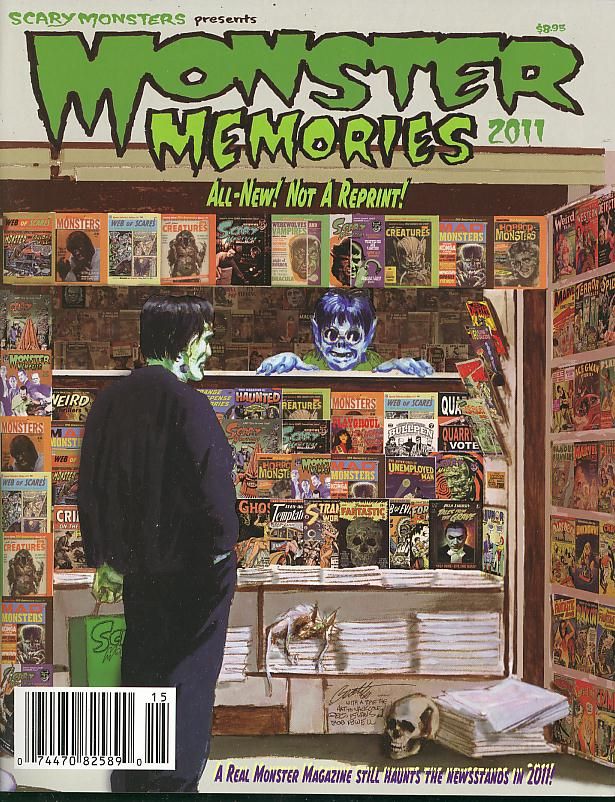MONSTER MEMORIES magazine side cover Issue 19 March 2011