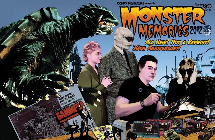 MONSTER MEMORIES magazine side cover Issue 20 March 2012