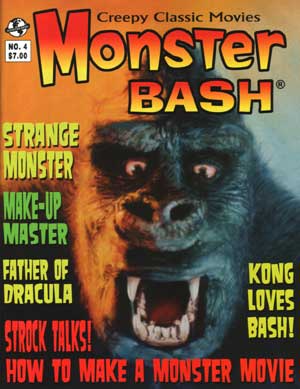 MONSTER BASH magazine side cover Issue 4  2004