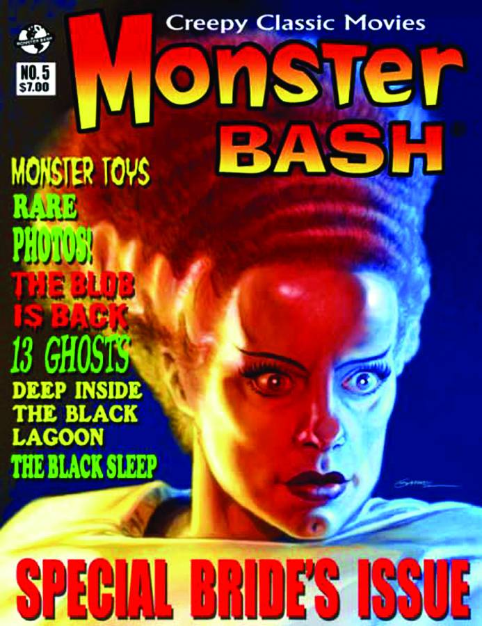 MONSTER BASH magazine side cover Issue 5  2005