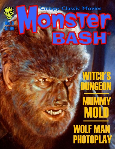 MONSTER BASH magazine side cover Issue 9 June/July/August 2009