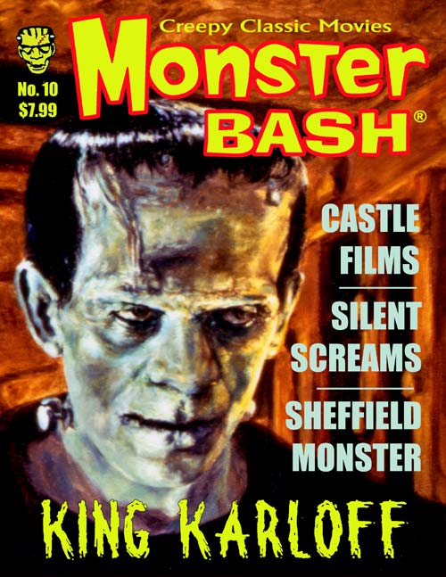 MONSTER BASH magazine side cover Issue 10 December 2009