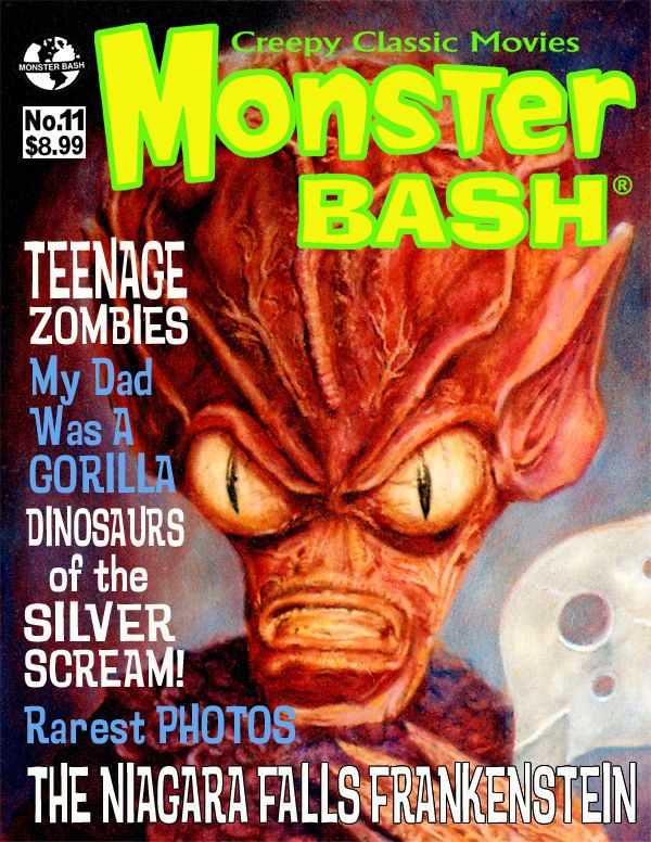 MONSTER BASH magazine side cover Issue 11 March/April/May 2011