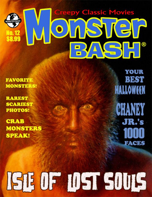 MONSTER BASH magazine side cover Issue 12 June/July/August 2011