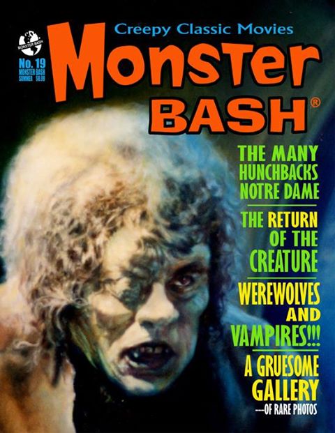 MONSTER BASH magazine side cover Issue 19 Summer 2013