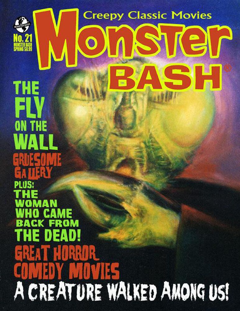 MONSTER BASH magazine side cover Issue 21 Spring 2014