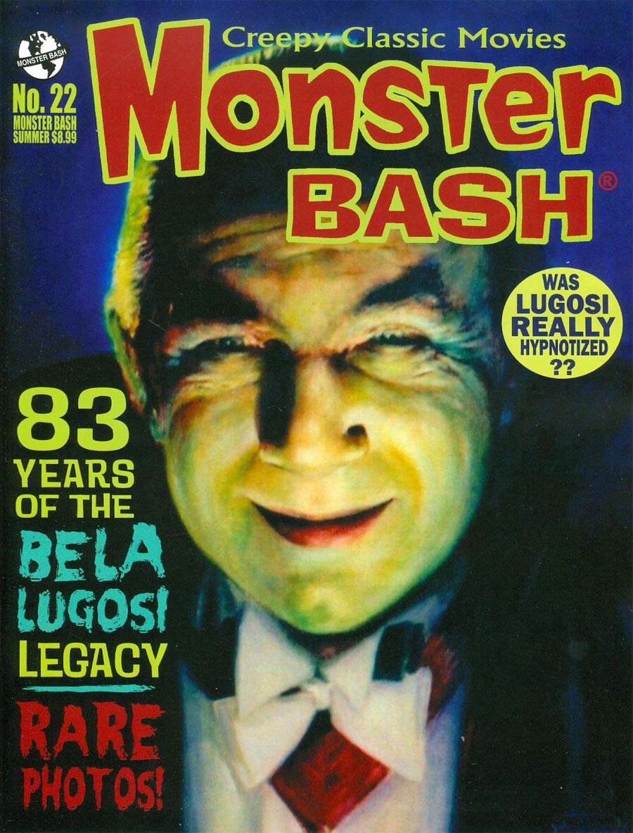 MONSTER BASH magazine side cover Issue 22 Summer 2014