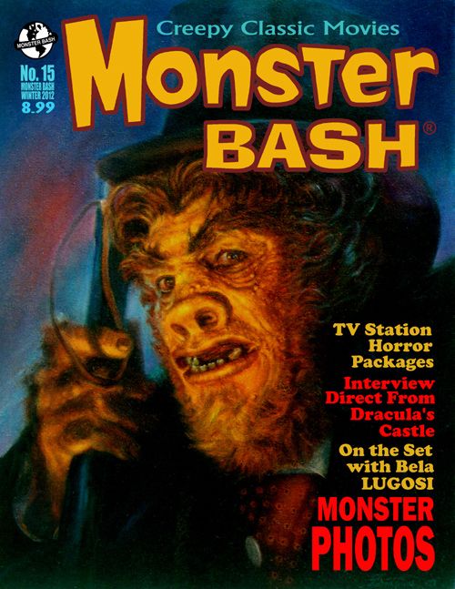 MONSTER BASH magazine side cover Issue 15 March/April/May 2012