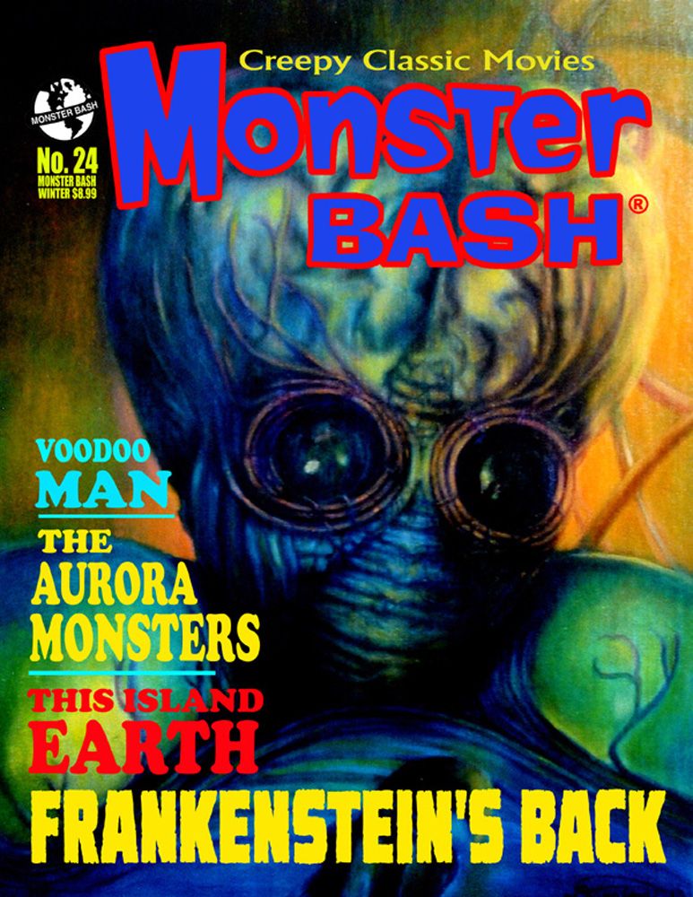 MONSTER BASH magazine side cover Issue 24 Winter 2015