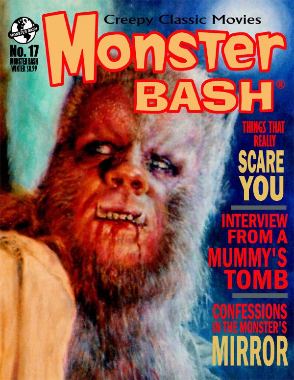 MONSTER BASH magazine side cover Issue 17 December 2012