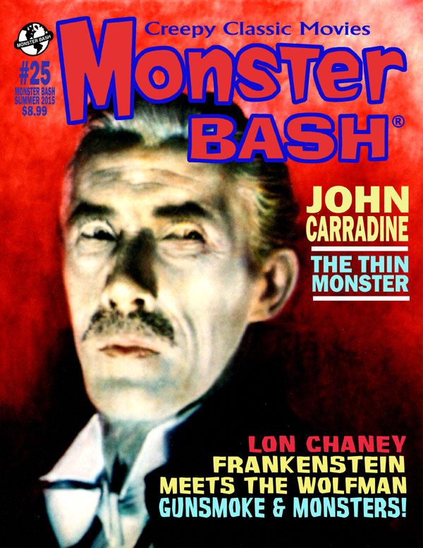 MONSTER BASH magazine side cover Issue 25 Summer 2015