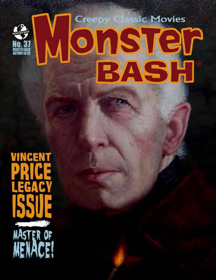 MONSTER BASH magazine side cover Issue 37 Autumn 2019