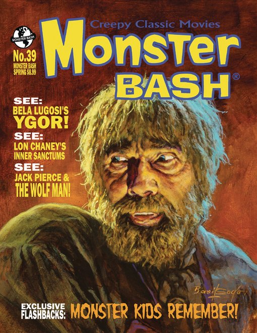 MONSTER BASH magazine side cover Issue 39 Spring 2020