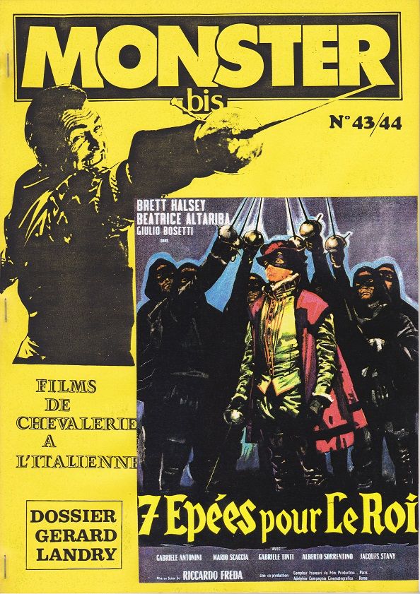 MONSTER BIS magazine side cover Issue 43-44   1990