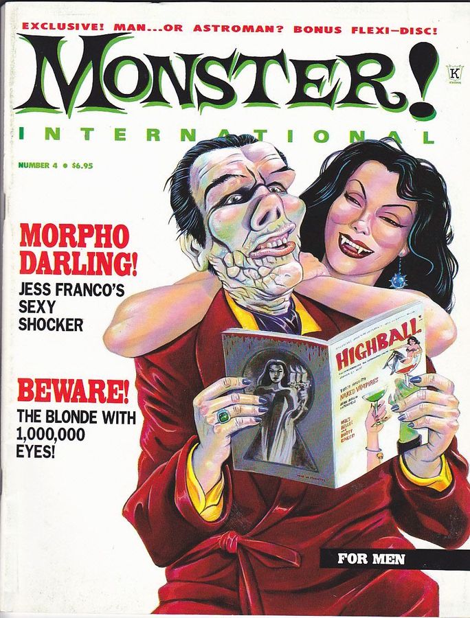 MONSTER! INTERNATIONAL magazine side cover Issue 4 May 1993