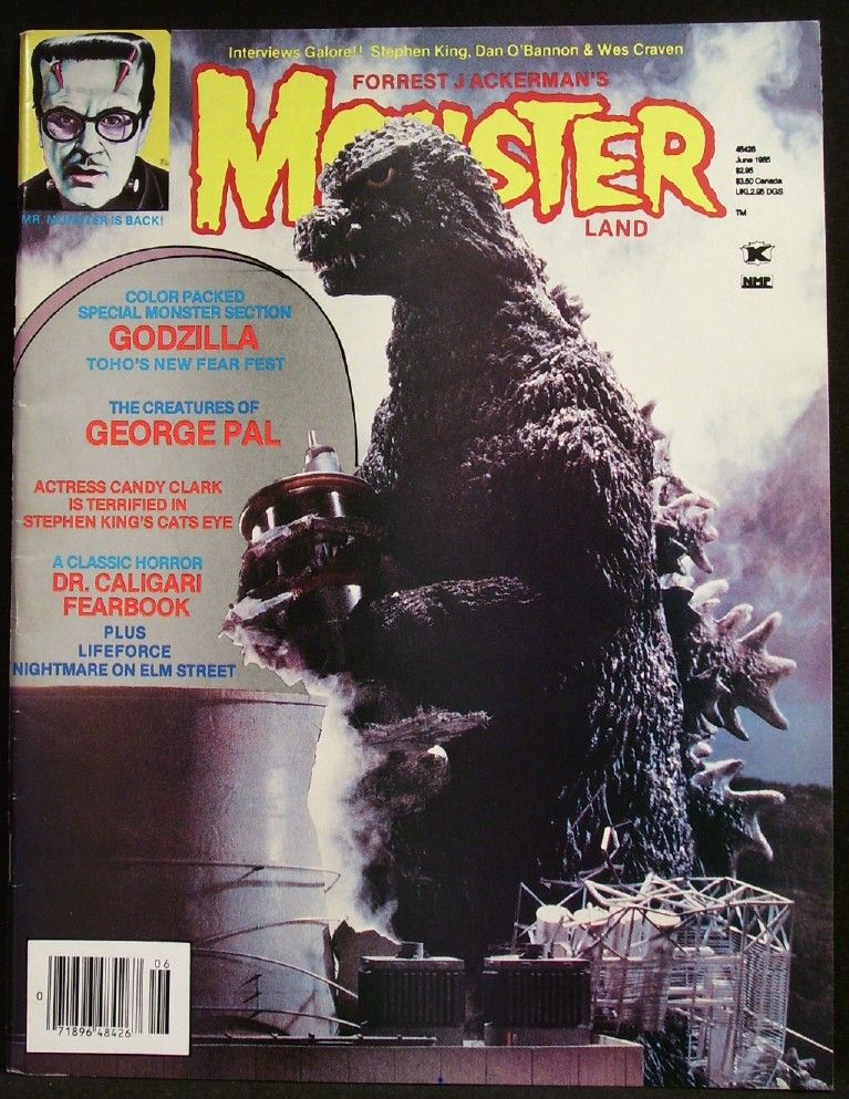 MONSTERLAND magazine side cover Issue 3 June 1985