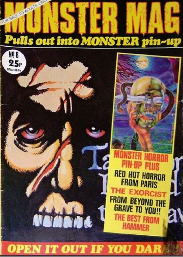 MONSTER MAG magazine side cover Issue 8  