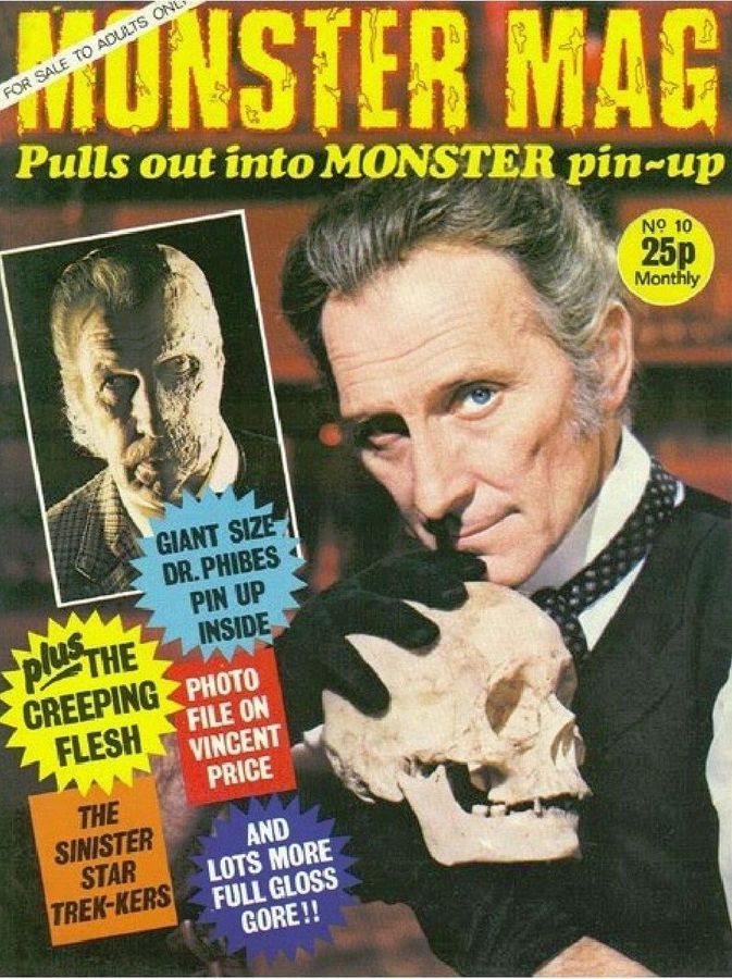 MONSTER MAG magazine side cover Issue 10  1975
