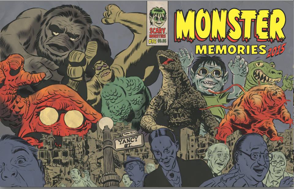 MONSTER MEMORIES magazine side cover Issue 23  2015