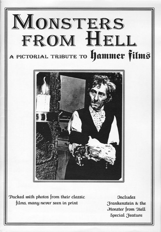 MONSTERS FROM HELL magazine side cover Issue 1 July 1995