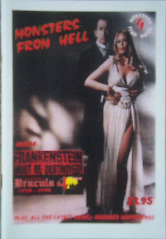 MONSTERS FROM HELL magazine side cover Issue 9  1998